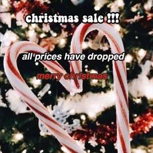 CHRISTMAS SALE !!! ALL PRICES HAVE DROPPED